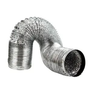 HVAC Systems Aluminum Ventilation Duct Hose High Temperature Resistant Ideal - Hebei Hongjiang Rubber & Plastic Technology Co., Ltd. - China