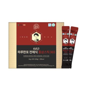 6 Year Grown One day One stick Whole Root Red Ginseng Stick 365 - KCN Bio Tech - South Korea