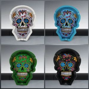 Skull Resin Home Novelty Crafts for Cigarettes Ash Tray Smoking Accessories Gadgets - Hangzhou Radiant Glass Import & Export Co., Ltd. - China