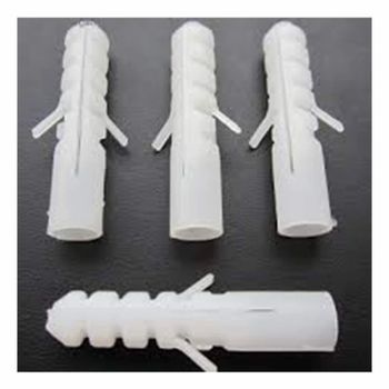 35mm Nylon Sleeve Wall Plug (Gitti), Diameter: 8 mm Length 35mm Color white Diameter 8 mm Material Nylon Packaging Type Box of 100 - Bharti Power Engineering - India
