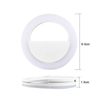 Brightenlux 360 Video Smart Phone Selfie Light Female, USB Rechargeable Circle Small Mini Make up Selfie LED Beauty Ring Light - Ningbo Brightenlux Electric Appliance Co., Ltd - China