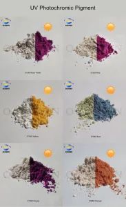 Photochromic UV Powder Sunlight Color Change Pigments for Fabric Manufacturer - OCROWN CO., LTD. - China