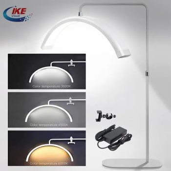 Eyelash Extension LED Moon Lamp Floor Lamps Fill Light Half Moon Photography Light for Beauty Tattoo - IKE Visual Co., Ltd. - China