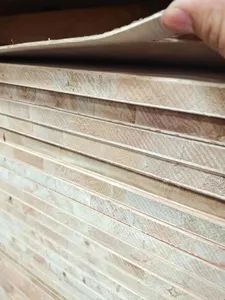 Malacca Poplar Blockboards 4*8*18mm Melamine Laminated Furniture Cabinet Grade Veneer - Linyi Dingyu Import & Export Co., Ltd. - China
