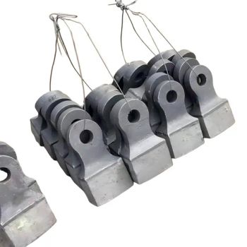 Factory Direct Sale Crusher Hammer Head Chromium-Material Mining Machine Spare Parts Casting Processing for Ore Mining - Nantong Haoshun Casting Co., Ltd - China
