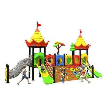 Quality Castle Theme Plastic Climbing Slides Equipment Outdoor Playground for Children - Wenzhou Joyou Amusement Equipment Co., Ltd. - China