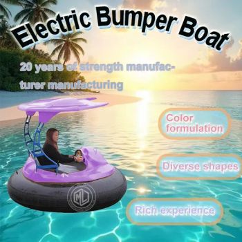Electric Bumper Boat for Water Parks - 2 Passenger Capacity 2-Year Warranty - Guangzhou Meilan Yacht Co., Ltd. - China