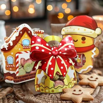 Festive Themed Special Shape Pouches - Custom Printed Christmas Stand up Bags for Holiday Treats & Snacks - Chaozhou Chaoan Daxiong Color Printing Co., Ltd. - China