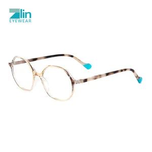 Fashion Transparent Optical Glasses Frame Women Tr Metal Spectacle Frames - Wenzhou Zlin Eyewear Co., Ltd - China