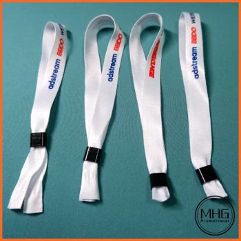 Customized Logo Festival Events Fabric Bracelet Printed Wristbands - Xiamen Miss Home Gifts Limited - China