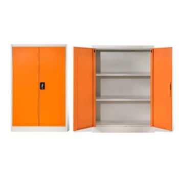 Small Metal Locking File Cabinet with 2 Shelves Steel Furniture Garage Tool Cabinet Cupboard - LUOYANG SHIDIU IMPORT AND EXPORT CO., LTD. - China