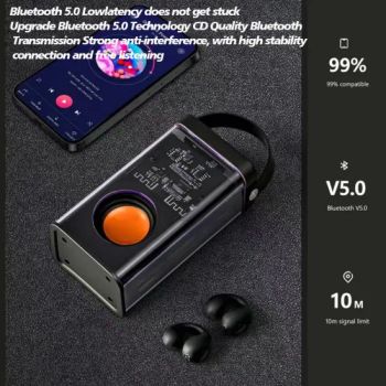 HiFi in Ear Earplugs with Bluetooth Earbuds Wireless Headset Stereo Headphone Tws Earphone for Lanke. Ltd 5W Wireless Speaker Box with Smart Mobile - Shenzhen Lanke Technology Co., Ltd. - China