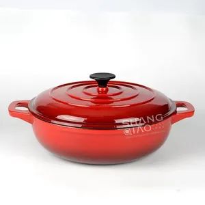 Custom Cast Iron Enamel Kitchen Cast Iron Pot Dutch Ovens Casserole Pot - Hebei Shangqiao Imp. & Exp. Co., Ltd. - China