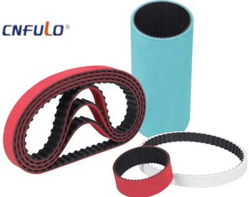 Rubber Coating Timing Belt with Green and Other Colors Trademark CNFULO HS Code 40103500 Type Toothed Belt Feature - Ningbo Fulong Synchronous Belt Co., Ltd. - China
