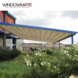 Shine & Shade Fashionable Style Retractable Outdoor Roof Awning Skylights with LED Lights - Tianjin Jiegao Technology Develop Co., Ltd. - China