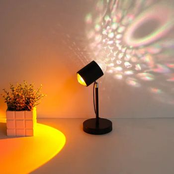 Floor Lamp Bedroom Sofa Festival Decoration Atmosphere Sunset Star Sky LED Night Projector Light - KONG SENG LTD - China