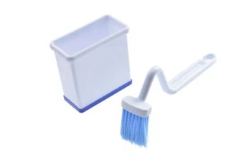 V Type Plastic Curved Toilet Brush Cleaning Toilet Corner Rim - Shanghai Premier Homewares Co., Ltd. - China
