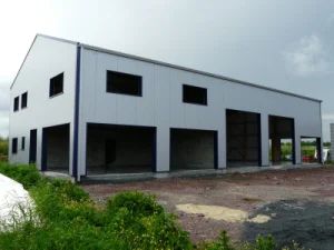 Prefabricated Prefab Steel Structure Metal Building Warehouse Workshop Storage Garage House - Shenyang Lanying Colored Steel Co., Ltd. - China