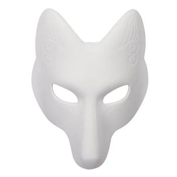 DIY Hand Painted Fox PVC Mask Halloween Cosplay Masquerade Party Props Mask - Jinjiang Naike Eco Technology Co., Ltd. - China