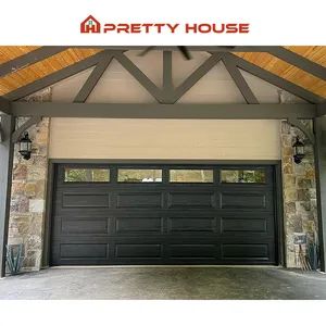 Modern Insulated Commercial Glass Garage Doors Tempered Aluminum Alloy Roll up Door - Liangjia Doors And Windows (Foshan) Co., Ltd. - China