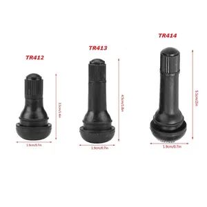 Anti-Theft Tire Valve Caps Tubeless Aluminum Stem Tire Valve Tr414/413 - Cangzhou Bomai Automobile Accessories Co., Ltd. - China