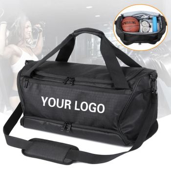 Custom Gym Bag Shoe Compartment Waterproof Sport Basketball Bags for Fitness Training Bolsa Sac De Sport Travel Bag - Baoding Mishuo Bag Manufacturing Co., Ltd. - China