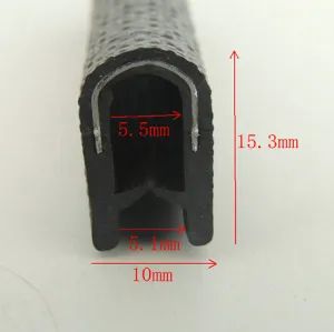 U Shape Extruded PVC Rubber Seals Strip for Door and Window Origin China Approval SGS MOQ 1000 Meter HS Code 40169390 Warrenty 5 - Ningbo Shenlian Rubber Sealing Elements Co., Ltd. - China