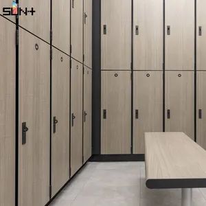 Modern Design Solid HPL Toilet Partitions Board Phenolic Shower Partition Compact Laminate Toilet Cubicle - Changzhou Sun Plus Laminate Co., Ltd. - China