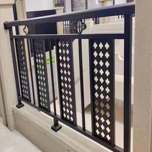 16. Outdoor Wrought Metal Aluminum Aluminium Fence and Fences for Balcony Garden Farm Security Protection Stair Staircase Railing - Chengdu Shufeng Doors and Windows Co., Ltd. - China
