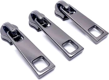 Lemo #5 Zipper Pulls Metal Gunmetal Zipper Slider for Nylon Zipper Purse Handbag Craft Sewing - Ningbo Lemo Textile Co., Ltd. - China
