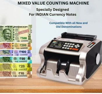 Currency Counting Machines Accuracy High Warranty 1 Year Machine Type All Durability Durable Counting Capability All Display Type LED - One Plus Digital Scale - India