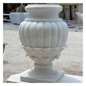 High Quality Flower Pot Marble Stone Garden Statues Type Figure Origin China Style Antique Material Marble Size - Aongking Technology Hebei Co., Ltd. - China