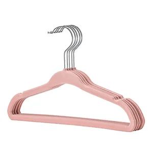 Soft Texture of The Velvet Clothes Hangers Trademark NF Model NO. VT17 Certificate SGS Application Tops HS Code 3924900000 - Suzhou Fairy Daily Products Co., Ltd. - China
