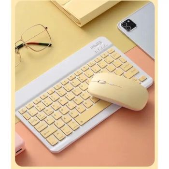 030 10.1 Inch Mini Rechargeable Wireless Bluetooth Keyboard Computer Parts Computer Keyboard for iPad Mobile Phone Tablet PC - Shenzhen United Electronics Co., Limited - China