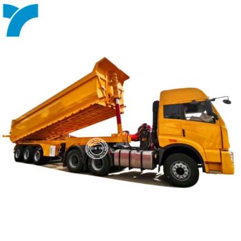 Rear Dump Tipper Truck Trailer 50tons Trailer Tipper Trailer 3 Axle Dump Trailer Tractor Dump Trailers - Shandong Yuncheng Xinya Trailer Manufacturing Co., Ltd. - China