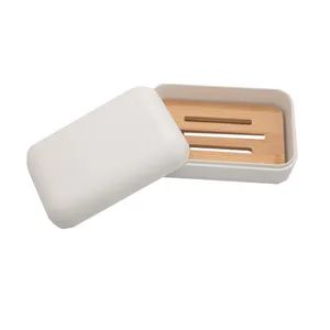 Wooden Bamboo Square Soap Dishes for Bar Soap Holder for Shower - Fuzhou Qbeng E-Commerce Co., Ltd. - China