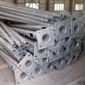 Customized Lamp Pole Customized Lighting Pole Hot DIP Galvanized Street Light Poles - China Searun Solar Solution Co., Ltd. - China