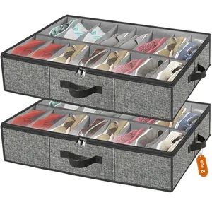Sturdy Under Bed Shoe Storage Organizer Bag with Clear Window - Great Shine Houseware Ltd. - China