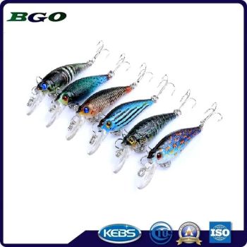 6 Colors 6 5cm 5g New Model Mullet Perch Catfish Plastic Hard Bait Sinking Minnow Fishing Lure - Shanghai BGO Import & Export Co., Ltd. - China