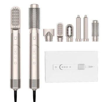 6-in-1 Multi-Hair Styling Hot Air Blower Hair Curler Straight Brush Nozzle - Dongguan Jinruixin Technology Co., Ltd. - China