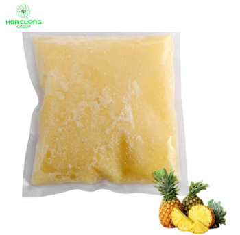 Frozen Pineapple Puree Shelf Life 24 Months Shape Customer Request Place of Origin Viet Nam Flavor Profile Sweet, Tangy, And Aromatic - HOA CUONG AGRICULTURAL JSC  - Vietnam