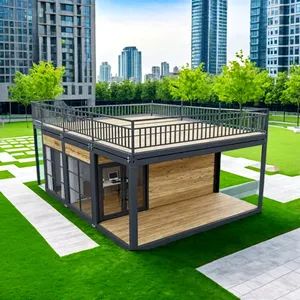 Prefab House Flatpack House Office 20FT Mobile House Prefabricated Modular House Portable House Luxury Container-House - Qingdao Skotte Metal Products Co., Ltd - China
