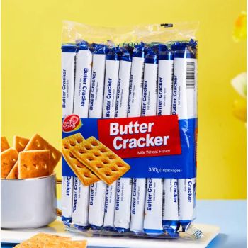 350g Soda Cracker Sweet Crispy Original Flavor Butter Cracker - Beijing Meidan Food Co., Ltd. - China