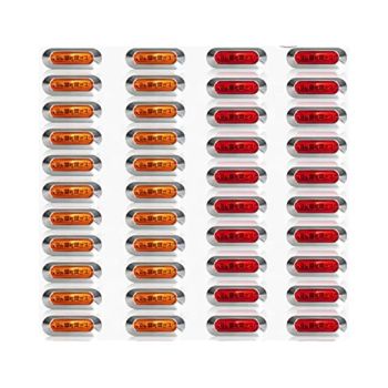 DC12V-24V 4 LED Side Marker Indicator Light New Tail Clearance Lamp Lights for Auto Bus Lorry Trailer Truck Accessories - T-Bull Electronics Co., Limited - China