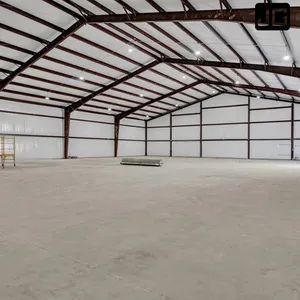 Industrial Metal Prefab Building Light Steel Frame Prefabricated Structure Construction Garage - Qingdao Jinggang Building Co., Ltd. - China