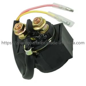 Motorcycle Starter Relay Solenoid for Italika Rt200 Power DC Voltage 12V Origin China HS Code 8536411090 Rated Capacity - Chongqing Zhen Hao Auto Parts Co. Ltd. - China