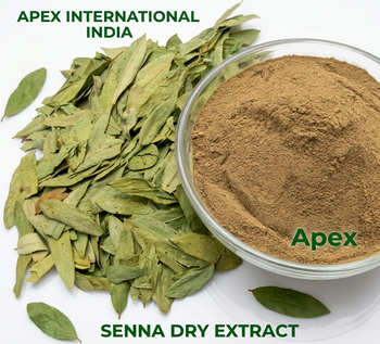 Senna Extract 40% USP , Senna Extract USP, Dry Senna , Senna Leaf Extract ,Cassia Angustifolia Extract USP, Cassia Angustifolia Extract ,Extract , Senna Extract Bulk Supplier From India - APEX INTERNATIONAL - India