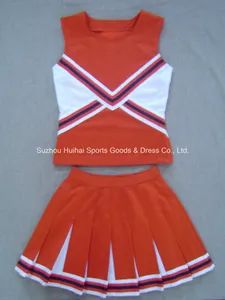 2017 Cheerleading Double Knit Uniform Tops and Skirts Origin China Model NO. U170426 Port: Shanghai, China Trademark - Suzhou Huihai Sports Goods & Dress Co., Ltd. - China