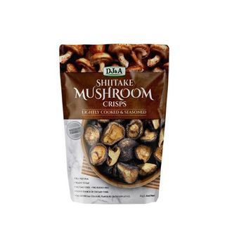 DJ&A Shiitake Mushroom Crisps 30g Taste Salty Vegan Vegan Packaging Bag Feature Vegans Non Gmo Non-gmo Weight (kg) 0030 Flavor Delicious - Pataza Pty Limited - Australia