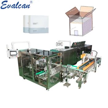 Side-Load Case Packer for Face Beauty Product Makeup Skincare Products Boxes - Hangzhou Evalcan Machinery & Equipment Co., Ltd. - China